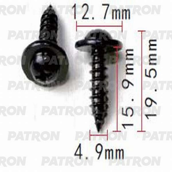 PATRON P371447 Шуруп металлический Hyundai,Kia применяемость: металлические саморезы, шурупы