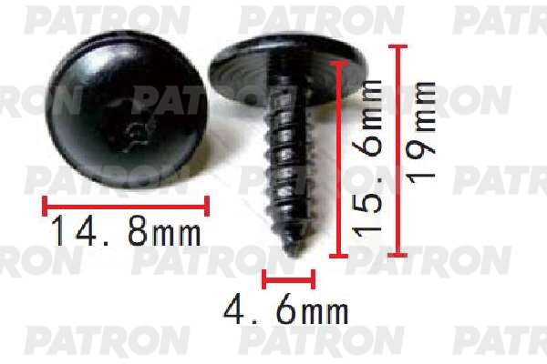 PATRON P371551 Винт металлический Audi,Seat,Skoda,Volkswagen применяемость: Винт M4.8X16