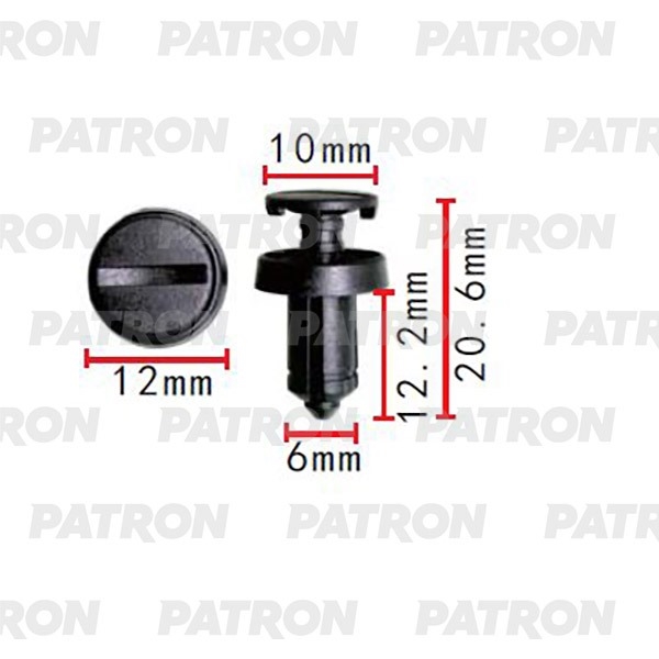 PATRON P372131 Клипса пластмассовая Renault Fiat Dacia Применяемость: Клипса универсальная