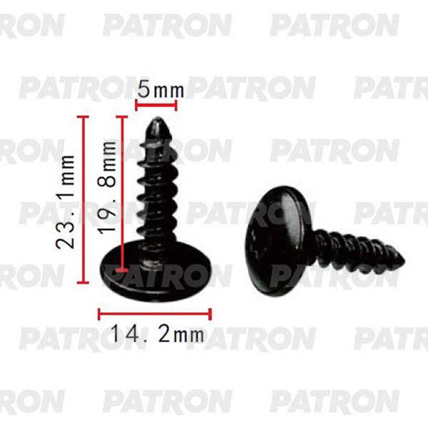 PATRON P372206 Саморез металлический