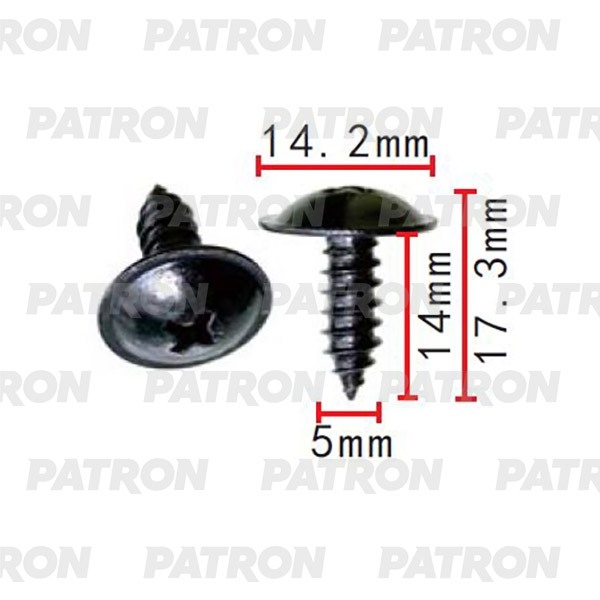 PATRON P372316 Саморез металлический
