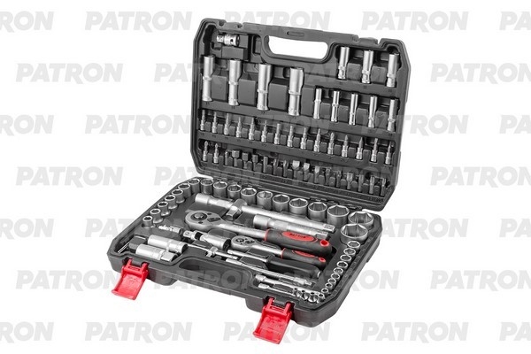 PATRON P49415 Набор инструментов 94 пр: 1/4 inch, 1/2 inch, 4-32 мм, 6 граней