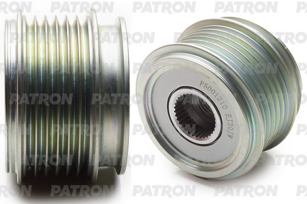 PATRON P5001210 Шкив генератора AUDI: A2 1.4TDI /120A, BOSCH/ 02/00-, A3 1.6 09/96-08/00, 08/00-, 1.8/1.8T 09/96-, 1.9TDI /CH.8L-W-095001->, 70A, 90A, 120A, BOSCH/ 09/96-07/01,