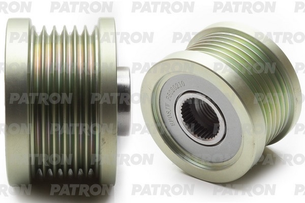 PATRON P5020210 Шкив генератора BMW: 5 (E60) 520d 05-10(Valeo 170A) / CHEVROLET: Cruze 1.8 12> / OPEL: Astra J 1.4-1.6 11>