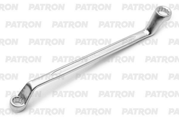 PATRON P7590911 Ключ накидной изогнутый на 75 градусов, 9х11 мм