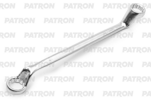 PATRON P7592427 Ключ накидной изогнутый на 75 градусов, 24х27 мм