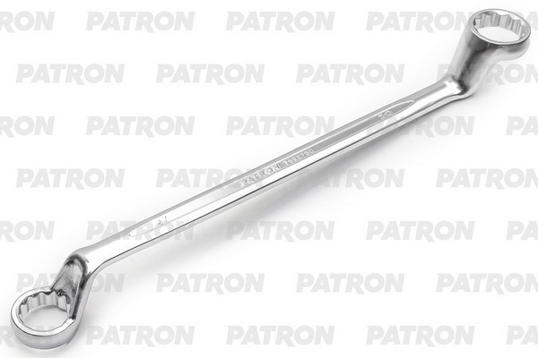 PATRON P7592730 Ключ накидной изогнутый на 75 градусов, 27х30 мм