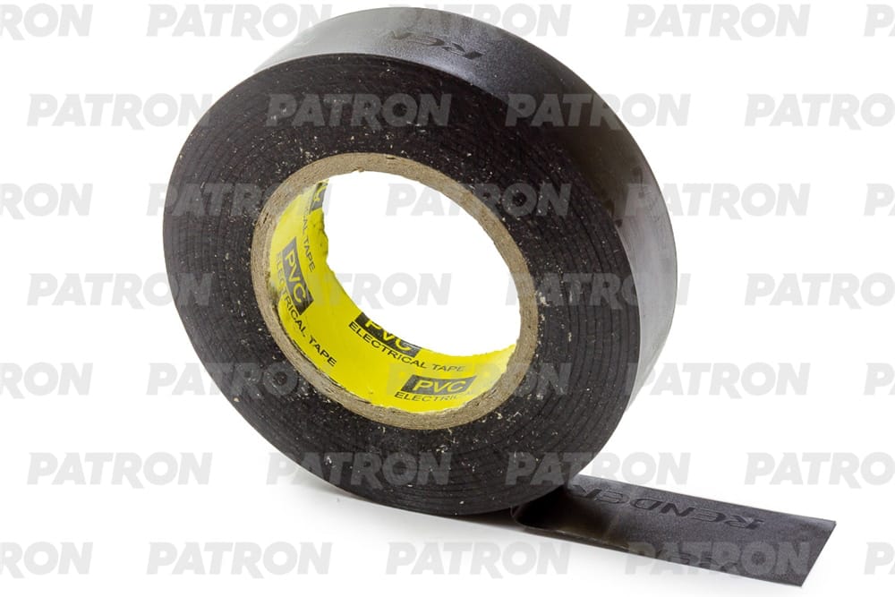 PATRON PAT8165 Изолента ПВХ, 19 мм х 20 м, черная