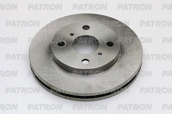 PATRON PBD1077 Диск тормозной передн TOYOTA PROBOX/SUCCED NCP5x/NLP5x 2002-2014 1.3i (2NZ-FE) 1.5i (1NZ-FE) 1.4D (1ND-TV)