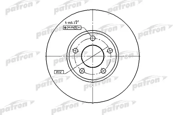 PATRON PBD2650 Диск тормозной