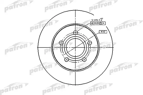 PATRON PBD4045 Диск тормозной