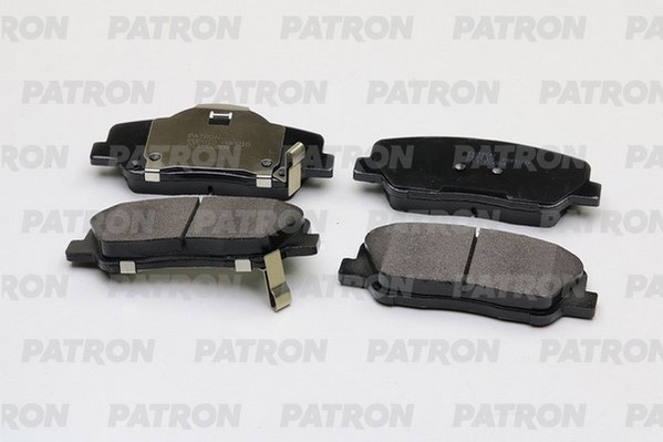 PATRON PBP010 Колодки тормозные дисковые пер. (с отверстиями под V-пружины   ) GEELY Atlas NL-3 / Emgrand X7 NL-4 (+пластины / +V-пружины)