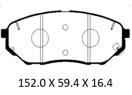 PATRON PBP013KOR Колодки тормозные дисковые передние KIA: SORENTO 15- (произведено в Корее)