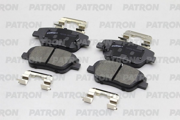 PATRON PBP018 Колодки тормозные дисковые передн HYUNDAI: CRETA 2.0i 15-, GRANDEUR 2.4I (16) 11-, SONATA (YF-USA) 11- / KIA: OPTIMA 11-