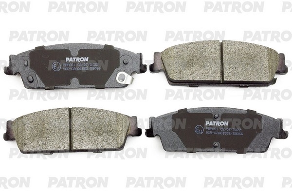 PATRON PBP061 Колодки тормозные дисковые