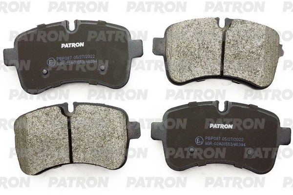 PATRON PBP087 Колодки тормозные дисковые IVECO: Daily III 29L10 V/29L10, 29L10 D, 29L10 D/P/29L12 V, 29L12 V/P/29L12, 29L12/P, 29L12 D/29L14 C, 29L14 C/P, 29L14 V, 29L14 V/P/29L14,