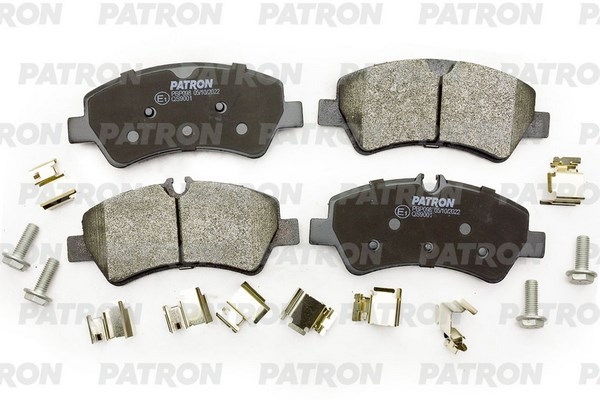 PATRON PBP098 Колодки тормозные дисковые FORD: TOURNEO CUSTOM 2.2 TDCi 12-, TRANSIT CUSTOM Kombi 2.2 TDCi 12-, TRANSIT CUSTOM 2.2 TDCi 12-