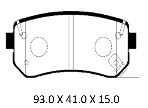PATRON PBP099KOR Колодки тормозные дисковые задние HYUNDAI: TUCSON 16- / KIA: SPORTAGE 15- (произведено в Корее)