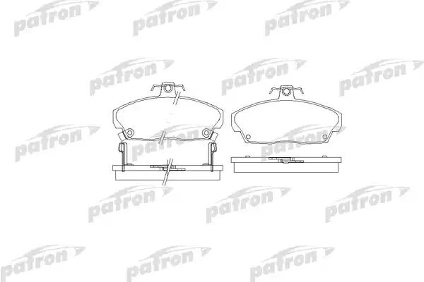 PATRON PBP1291 Колодки тормозные дисковые передн LANDROVER FREELANDER 07.97 09.00