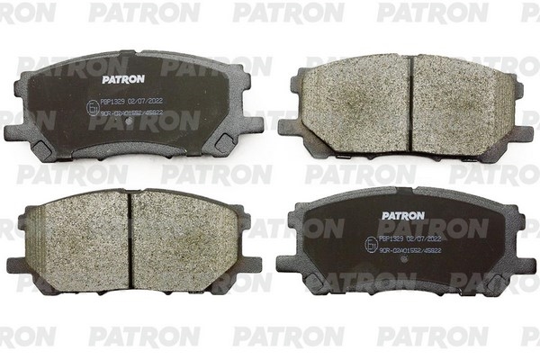 PATRON PBP1329 Колодки тормозные дисковые перед. LEXUS: RX 03-, TOYOTA: HARRIER 03-, KLUGER 03-