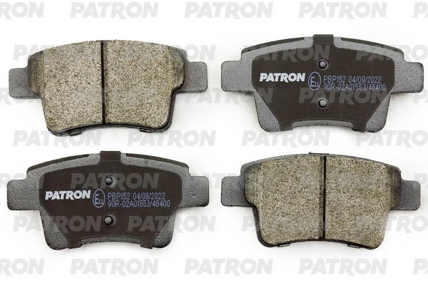 PATRON PBP152 Колодки тормозные дисковые зад. CITROEN: C4 Grand Picasso 06-, C4 Picasso 07-