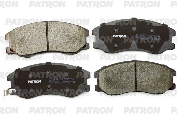 PATRON PBP1524 Колодки тормозные дисковые перед. CHEVROLET: CAPTIVA 2.0 D/2.0 D 4WD/2.4/2.4 4WD/3.2 4WD 06-   HOLDEN: CAPTIVA 2.4/2.4 Executive 4WD/3.2 Executive 4WD 06-   OPEL: ANTARA 2.