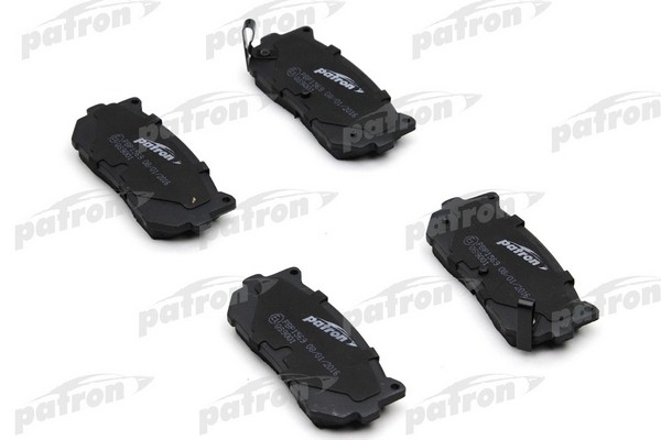 PATRON PBP1569 Колодки тормозные дисковые задн KIA: CARENS I 00-02, CARENS II 02-, CLARUS 96-, CLARUS универсал 98-, SEPHIA 95-, SHUMA 97-01, SHUMA II 01-04, SHUMA II седан 01-04, SHUMA с