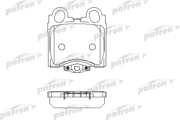 PATRON PBP1610 Колодки тормозные дисковые задн LEXUS: GS 97-05, IS 99-, SC 01-