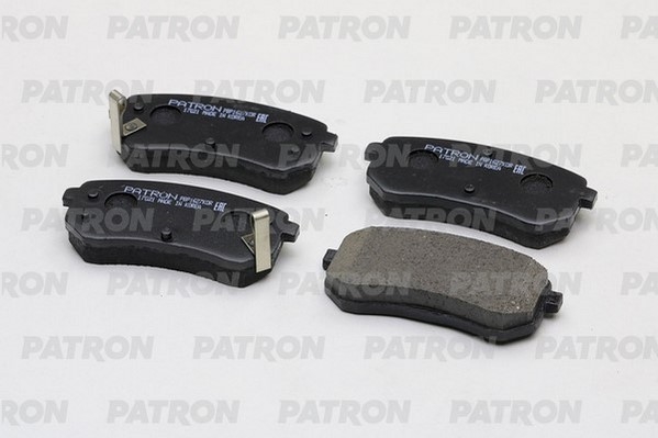 PATRON PBP1627KOR Колодки тормозные дисковые задн HYUNDAI: I10 07- / KIA: PICANTO 04- (произведено в Корее)