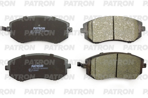 PATRON PBP1639 Колодки тормозные дисковые перед. перед. SUBARU: FORESTER 02->, IMPREZA 00->, LEGACY IV/V 03->, OUTBACK 03-09