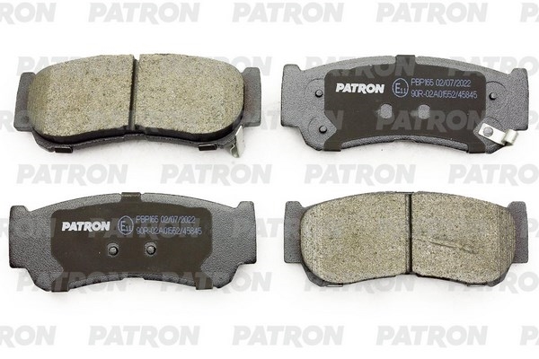 PATRON PBP165 Колодки тормозные дисковые зад. HYUNDAI Santa FE 05- / JAC T6 -10.21