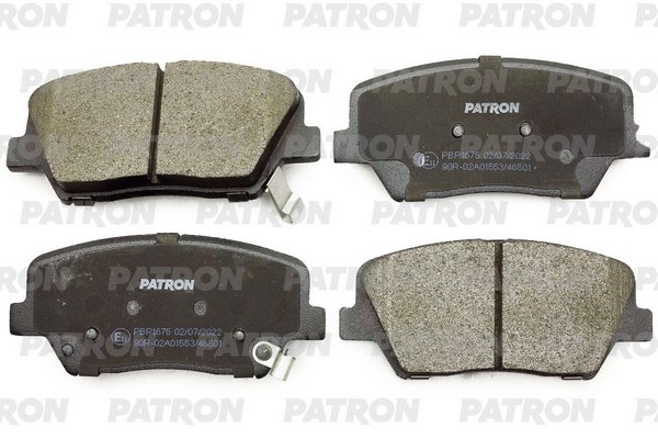 PATRON PBP1675 Колодки тормозные дисковые перед. HYUNDAI i30 11->, KIA CEED/PRO CEED 12->KIA: OPTIMA 11-