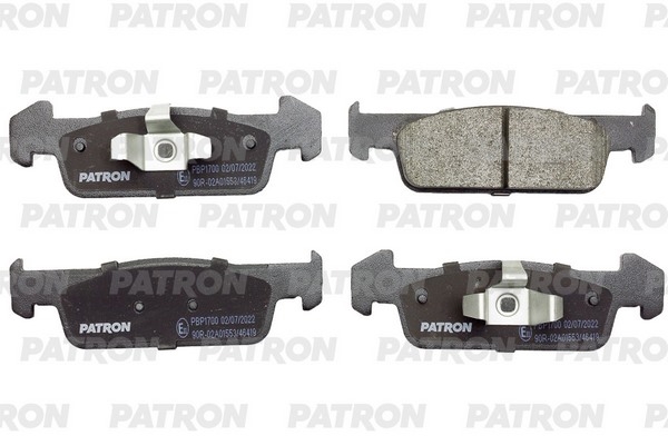 PATRON PBP1700 Колодки тормозные дисковые перед. RENAULT LOGAN II/SANDERO II 14-