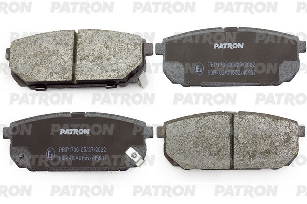 PATRON PBP1736 Колодки тормозные дисковые зад. KIA: SORENTO 02-