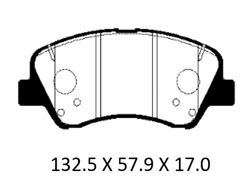 PATRON PBP188KOR Колодки тормозные дисковые передние HYUNDAI: Solaris 17- / KIA: Rio 17- (произведено в Корее)
