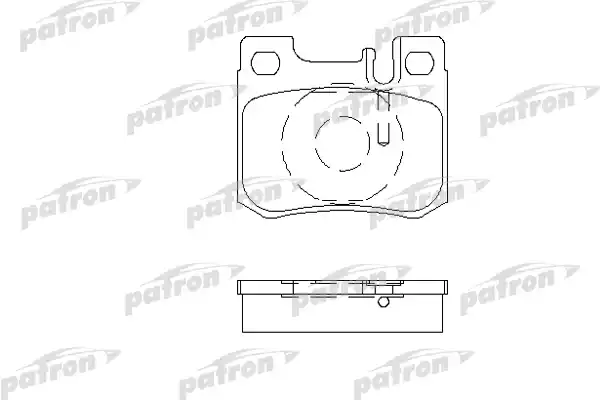 PATRON PBP693 Колодки тормозные дисковые задн MERCEDES-BENZ: 190 85-93, C-CLASS 93-00, C-CLASS универсал 96-98, COUPE 87-93, E-CLASS 93-95, E-CLASS купе 93-97, KOMBI универсал 86-89, S-C