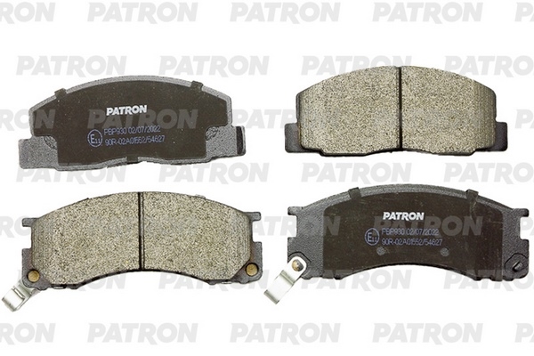 PATRON PBP930 Колодки тормозные дисковые перед. TOYOTA: ESTIMA 90-99, LITEACE автобус 92-95, PREVIA 90-00
