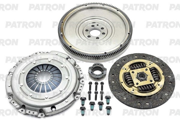 PATRON PCE0094 К-кт сцепления с одномассовым маховиком (4P) AUDI A3 1.9TDI 03-, SKODA OCTAVIA II 1.6TDI/ 1.9TDI 04-, VW: Golf V 1.9TDI 03-, Passat 1.9TDI/ 2.0TDI 05- (=835035 VALEO)/ не подходит для VW T5