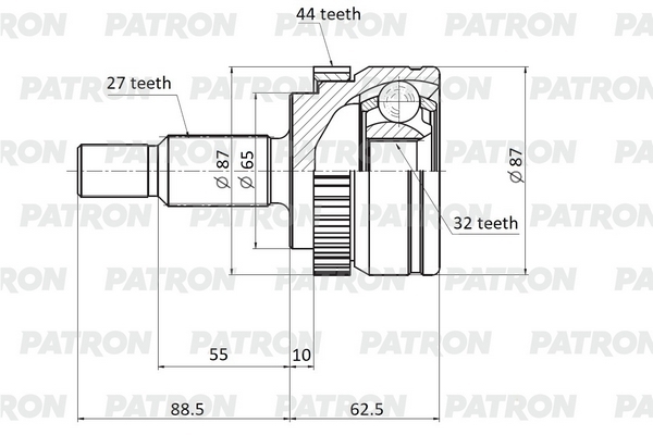 PATRON PCV1732 ШРУС