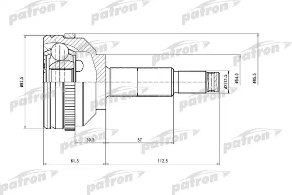 PATRON PCV6751 ШРУС