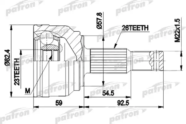 PATRON PCV9117 ШРУС
