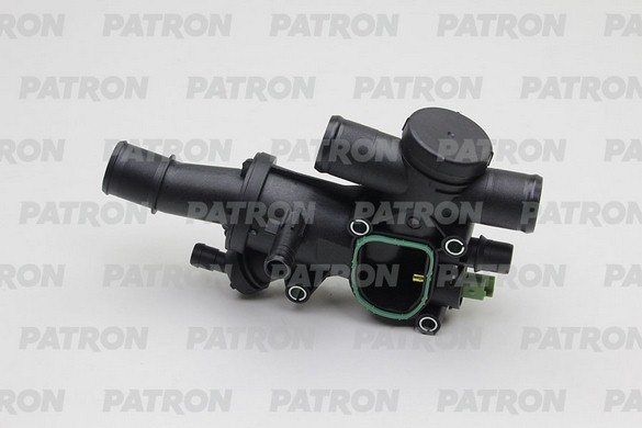 PATRON PE21048 Термостат (82 C) (в корпусе) PEUGEOT: 307 03-/308 07-/407 08-/508 10-/607 05-/807 06-/Expert 07- (2.0HDi)  CITROEN: C4 04-/C5 04-/C8 06-/Jumpy 07- (2.0HDi)  FOR