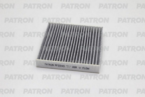 PATRON PF2240 Фильтр салона угольный TOYOTA: AURIS, AVENSIS 2009-,CAMRY 2006-11, COROLLA 2007-,HILUX 2005-,PRIUS 2009-,Land Cruiser IV, RAV 4 III-IV, YARIS 2006-