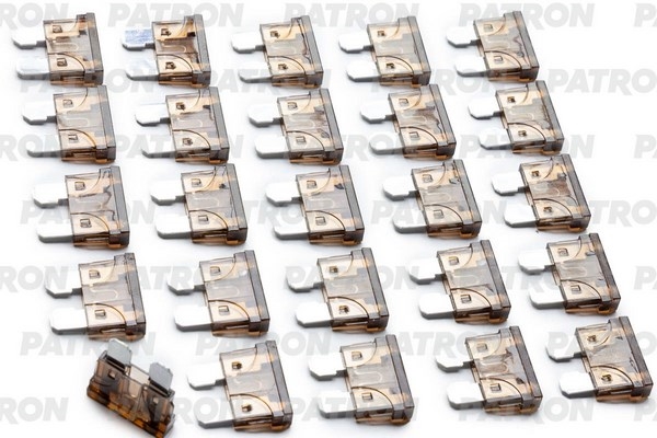 PATRON PFS028 Предохранитель пласт.коробка 25шт ATC Fuse 7.5A коричневый