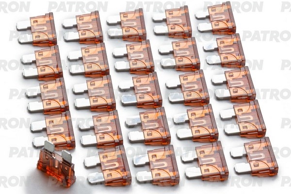PATRON PFS035 Предохранитель пласт.коробка 25шт ATC Fuse 40A оранжевый