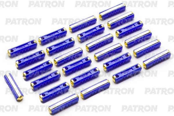 PATRON PFS047 Предохранитель пласт.коробка 25шт GBC Fuse 25A синий 6x25mm