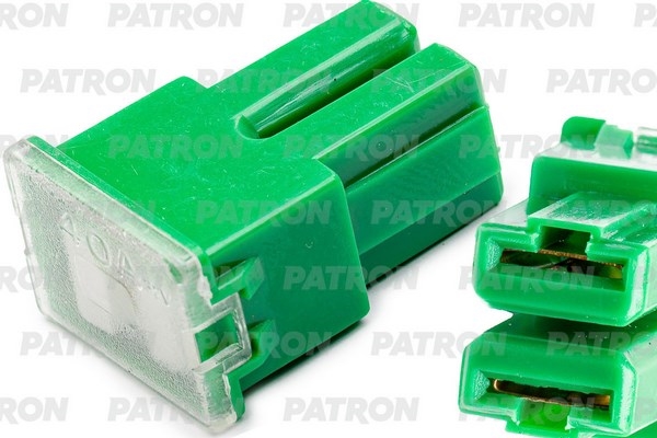 PATRON PFS110 Предохранитель блистер 1шт PFB Fuse (PAL293) 40A зеленый 30x15.5x12.5mm