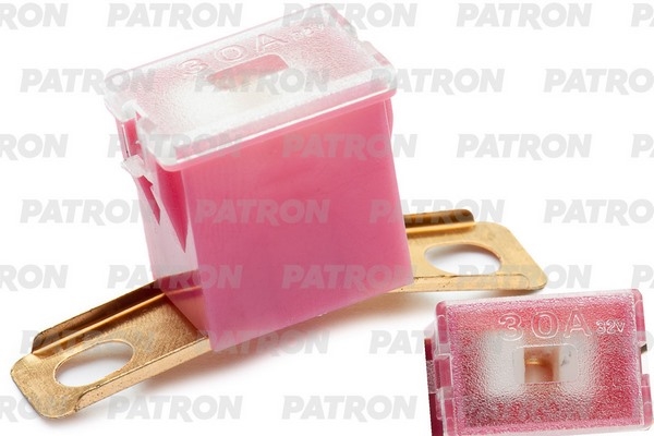 PATRON PFS125 Предохранитель блистер 1шт PLA Fuse (PAL298) 30A розовый 36x12x21.5mm