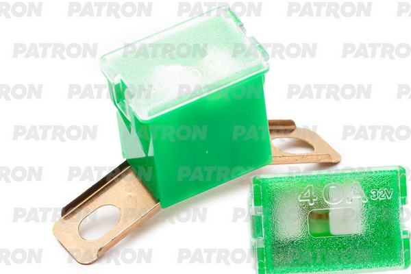 PATRON PFS126 Предохранитель блистер 1шт PLA Fuse (PAL298) 40A зеленый 36x12x21.5mm