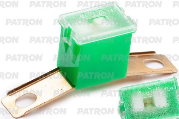 PATRON PFS135 Предохранитель блистер 1шт PLB Fuse (PAL295) 40A зеленый 48x12x21.5mm